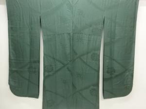 薔薇模様織出し単衣振袖用長襦袢